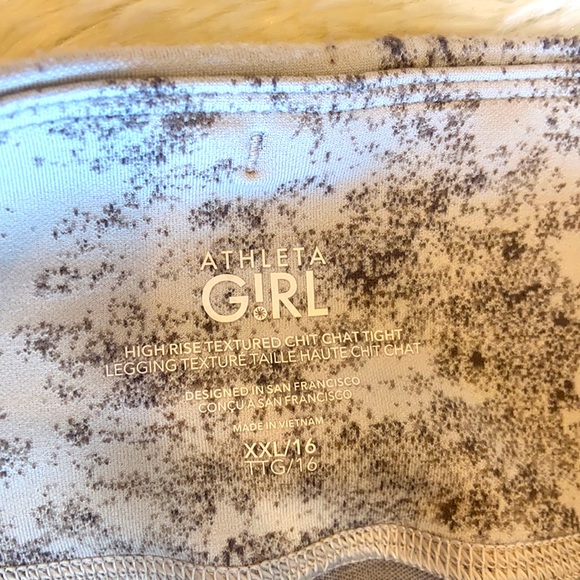Athleta Girl High Rise Textured Chit Chat Tight - Picture 6 of 7